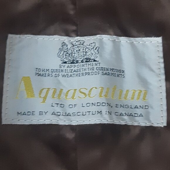 Vintage Aquascutum SZ S/M Rust Suede Men's Double Breasted Trench Coat - Picture 6 of 16